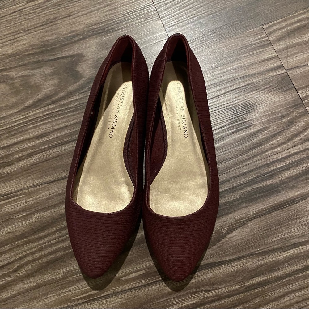 Size 6 Christian Siriano Flats